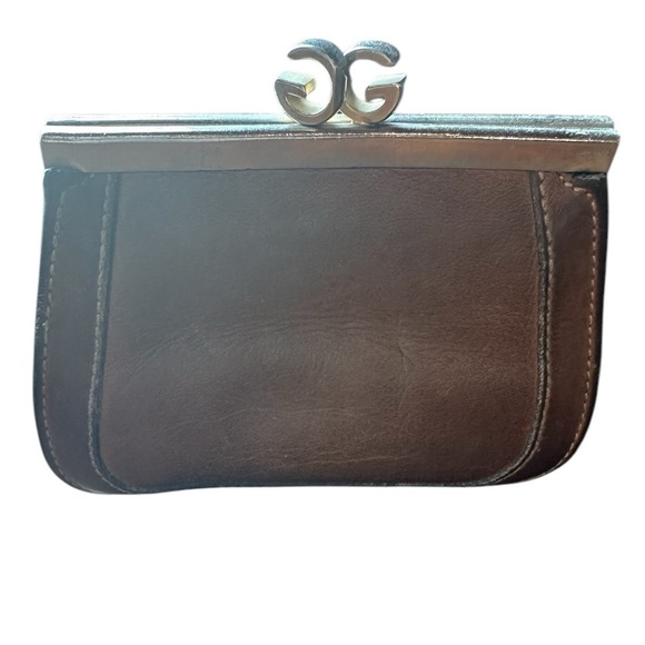 Gucci Brown Leather Kiss-lock Coin purse - Picture 5 of 11